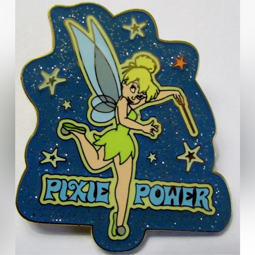 Disney Sparkle Power Core Pins Pixie Power Tinker Bell Pin